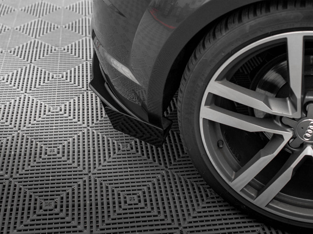 Maxton Design - STREET PRO REAR SIDE SPLITTERS + FLAPS AUDI TT S-LINE 8S