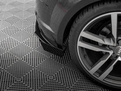 Maxton Design - STREET PRO REAR SIDE SPLITTERS + FLAPS AUDI TT S-LINE 8S