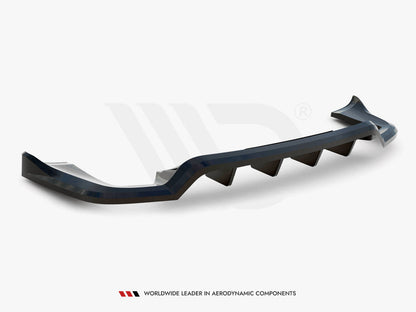 Maxton Design - CENTRAL REAR SPLITTER (VERTICAL BARS) PORSCHE CAYENNE MK2 FACELIFT