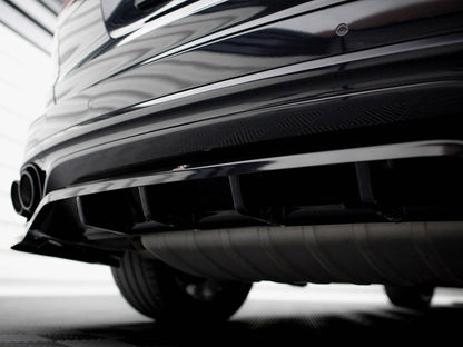 Maxton Design - CENTRAL REAR SPLITTER (VERTICAL BARS) PORSCHE CAYENNE MK2 FACELIFT