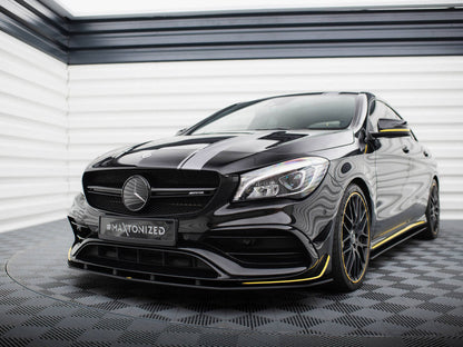 Maxton Design - STREET PRO FRONT SPLITTER MERCEDES-AMG CLA 45 AERO C117 FACELIFT