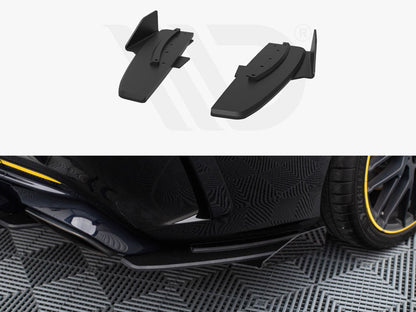 Maxton Design - Street Pro Rear Side Splitters + Flaps Mercedes-AMG CLA 45 C117 Facelift