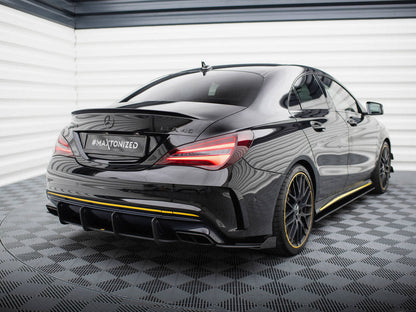 Maxton Design - Street Pro Rear Side Splitters + Flaps Mercedes-AMG CLA 45 C117 Facelift