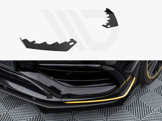 Maxton Design - FRONT FLAPS MERCEDES-AMG CLA 45 AERO C117 FACELIFT