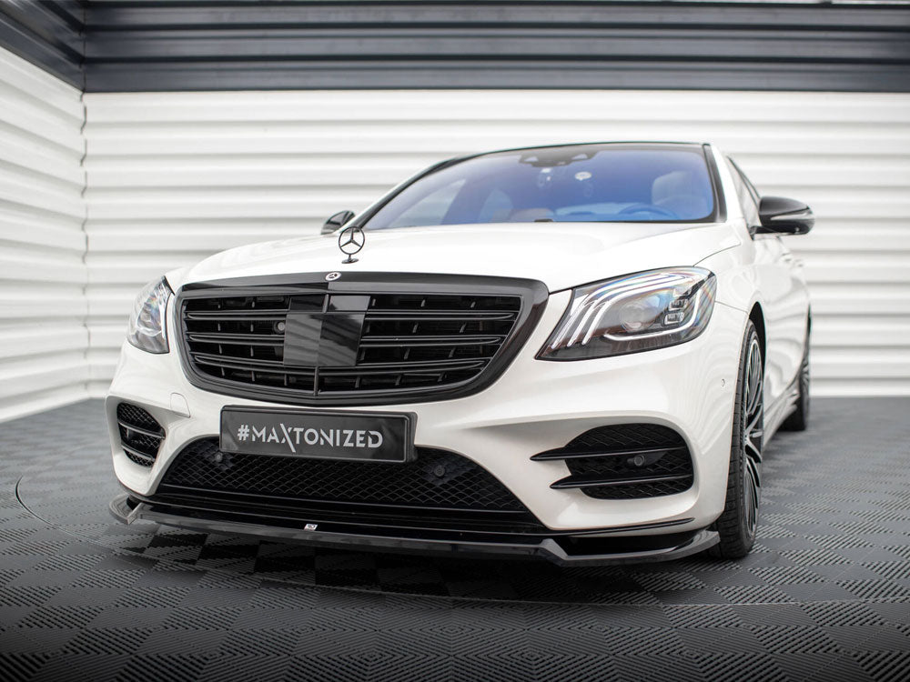 Maxton Design - Front Splitter V.1 Mercedes-Benz S AMG-Line W222 Facelift