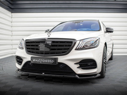 Maxton Design - Front Splitter V.1 Mercedes-Benz S AMG-Line W222 Facelift