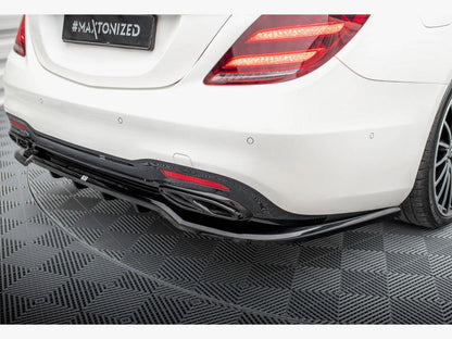 Maxton Design - Rear Splitter (Vertical Bars) Mercedes-Benz S AMG-Line W222 Facelift