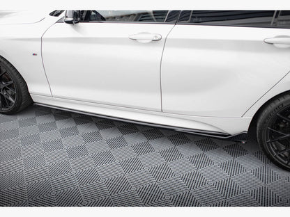 Maxton Design - Side Skirts Diffusers V.3 CSL Look BMW 1 M-Pack / M140i F20 Facelift
