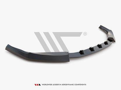 Maxton Design Carbon Division Carbon Fibre Front Lip Splitter V2 for BMW M2 G87 (2023-2025) | Front Spoiler/Chin Spoiler | Gloss 2x2 Twill PrePreg Performance Bumper Lip