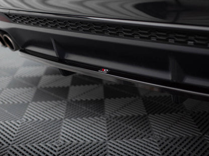 Maxton Design - Central Rear Splitter (Vertical Bars) Audi S4 B9 Facelift
