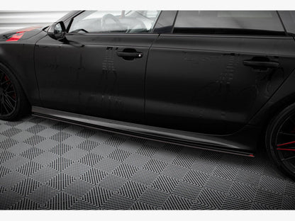 Maxton Design - Street PRO Side Skirts Diffusers Audi RS7 C7