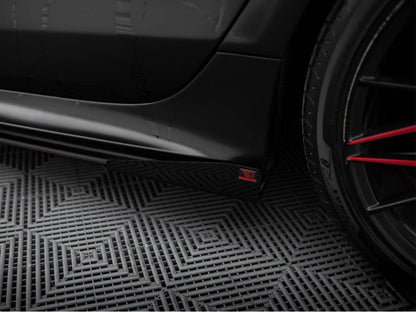 Maxton Design - Street PRO Side Skirts Diffusers + Flaps Audi RS7 C7