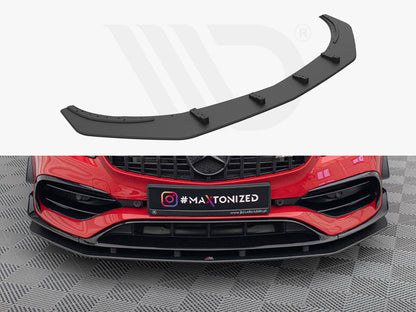 Maxton Design - STREET PRO FRONT SPLITTER MERCEDES-BENZ A 45 AMG AERO W176 FACELIFT