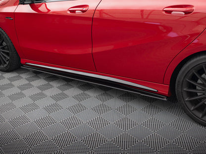 Maxton Design - STREET PRO SIDE SKIRTS DIFFUSERS MERCEDES-BENZ A 45 AMG W176 FACELIFT