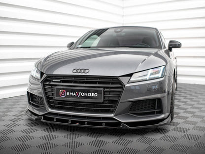 Maxton Design - FRONT SPLITTER V.2 AUDI TT S / S-LINE 8S
