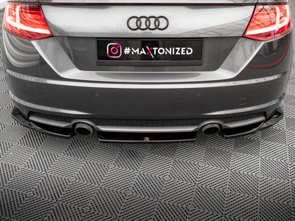 Maxton Design - CENTRAL REAR SPLITTER AUDI TT S-LINE 8S