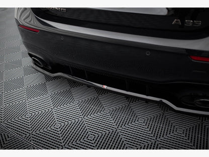 Maxton Design - Rear Splitter (Vertical Bars) Mercedes-AMG A35 Hatchback W177