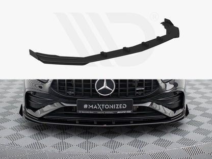 Maxton Design - Street PRO Front Splitter + Flaps Mercedes-AMG A35 W177 Facelift