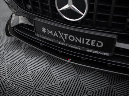 Maxton Design - Street PRO Front Splitter + Flaps Mercedes-AMG A35 W177 Facelift