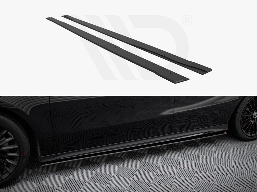 Maxton Design - Street PRO Side Skirts Diffusers Mercedes-AMG A35 W177 Facelift