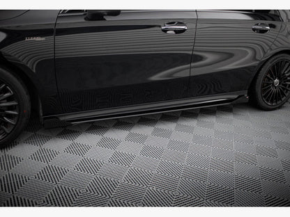 Maxton Design - Street PRO Side Skirts Diffusers + Flaps Mercedes-AMG A35 W177 Facelift