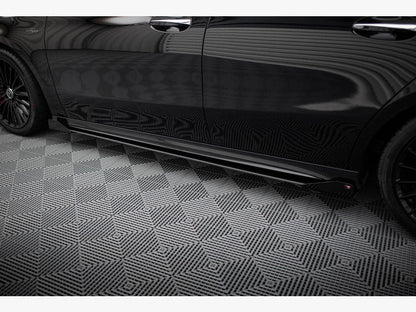 Maxton Design - Street PRO Side Skirts Diffusers + Flaps Mercedes-AMG A35 W177 Facelift