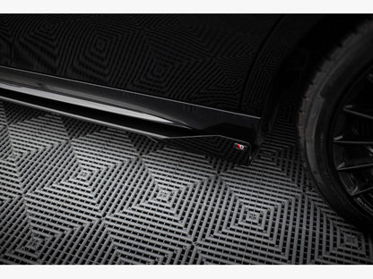 Maxton Design - Street PRO Side Skirts Diffusers + Flaps Mercedes-AMG A35 W177 Facelift