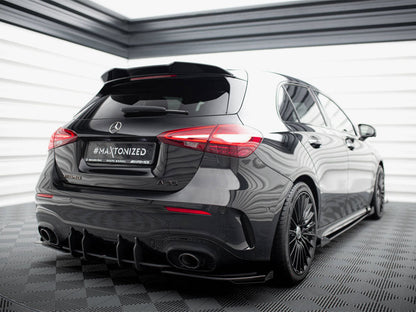 Maxton Design - Street Pro Rear Side Splitters + Flaps Mercedes-AMG A35 Hatchback W177
