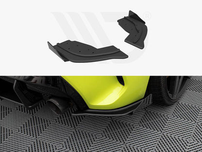 Maxton Design - STREET PRO REAR SIDE SPLITTERS V.1 + FLAPS V.1 BMW 1 F40 M-PACK / M135I
