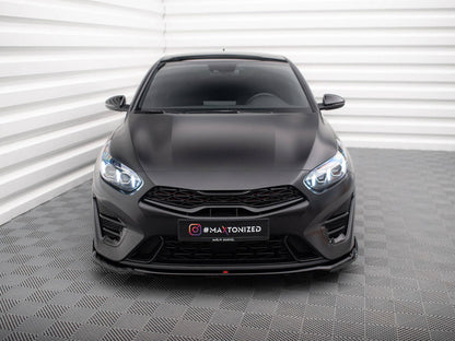 Maxton Design - Front Splitter V.1 Kia Proceed GT Mk3 Facelift / Ceed GT / GT - Line Mk1 Facelift