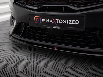 Maxton Design - Front Splitter V.1 Kia Proceed GT Mk3 Facelift / Ceed GT / GT - Line Mk1 Facelift