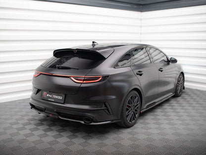 Maxton Design - REAR SPLITTER (VERTICAL BARS) KIA PROCEED GT MK1 FACELIFT