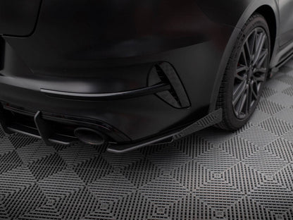 Maxton Design - STREET PRO REAR SIDE SPLITTERS + FLAPS KIA PROCEED GT MK1 FACELIFT