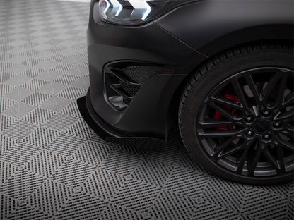 Maxton Design - Street PRO Front Splitter + Flaps Kia Proceed GT Mk3 Facelift / Ceed GT / GT - Line Mk1 Facelift