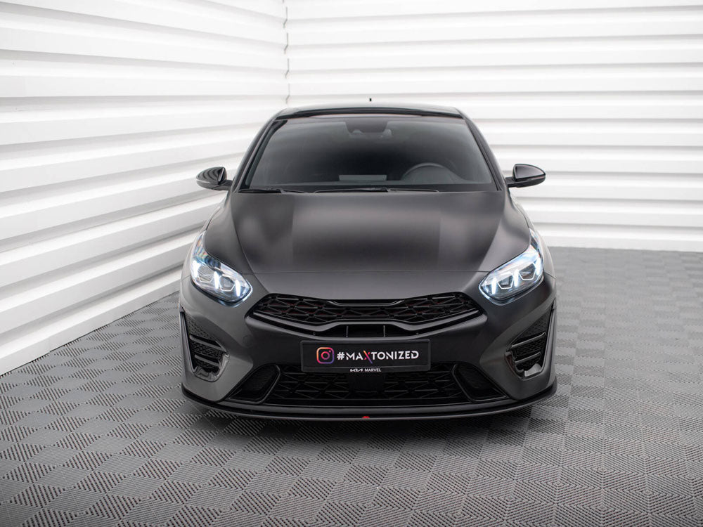 Maxton Design - Street PRO Front Splitter Kia Proceed GT Mk3 Facelift / Ceed GT / GT - Line Mk1 Facelift