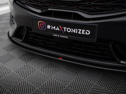 Maxton Design - Street PRO Front Splitter Kia Proceed GT Mk3 Facelift / Ceed GT / GT - Line Mk1 Facelift