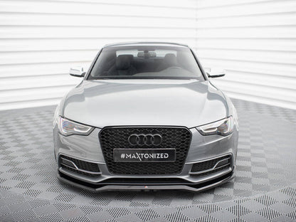 Maxton Design - FRONT SPLITTER V.4 AUDI S5 / A5 S-LINE COUPE / SPORTBACK 8T FACELIFT