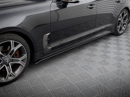 Maxton Design - STREET PRO SIDE SKIRTS DIFFUSERS KIA STINGER GT / GT-LINE MK1