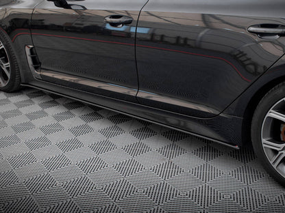 Maxton Design - STREET PRO SIDE SKIRTS DIFFUSERS KIA STINGER GT / GT-LINE MK1