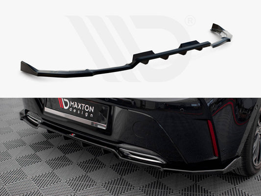 Maxton Design - Central Rear Splitter (Vertical Bars) Toyota Corolla Hatchback Mk12