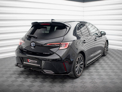 Maxton Design - Central Rear Splitter (Vertical Bars) Toyota Corolla Hatchback Mk12