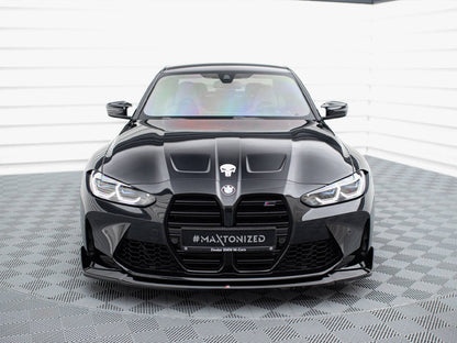 Maxton Design - Front Splitter V.4 CSL Look BMW M4 G82 / G82 Facelift