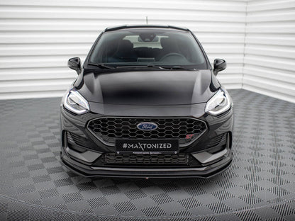 Maxton Design - FRONT SPLITTER V.1 FORD FIESTA ST / ST-LINE MK8/8.5