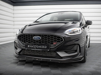 Maxton Design - FRONT SPLITTER V.2 FORD FIESTA ST / ST-LINE MK8/8.5