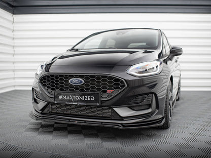 Maxton Design - FRONT SPLITTER V.4 FORD FIESTA ST / ST-LINE MK8/8.5