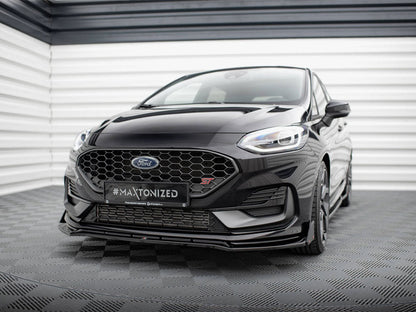 Maxton Design - FRONT SPLITTER V.4 + FLAPS FORD FIESTA ST / ST-LINE MK8 / 8.5