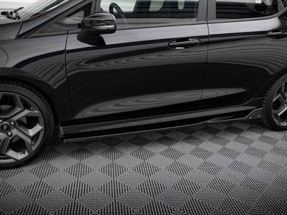 Maxton Design - SIDE SKIRTS DIFFUSERS V.2 + FLAPS FORD FIESTA ST / ST-LINE MK8/8.5