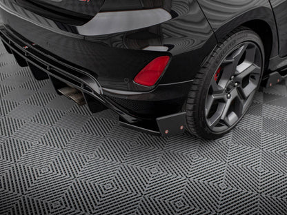 Maxton Design - REAR SIDE SPLITTERS V.4 + FLAPS FORD FIESTA ST MK8/8.5