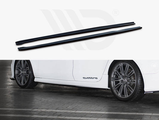 Maxton Design - Rear Side Splitters V.2 Audi RS7 C7