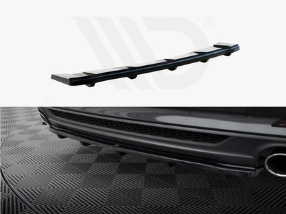 Maxton Design - Central Rear Splitter (Vertical Bars) Audi A5 S-Line F5 Coupe / Sportback